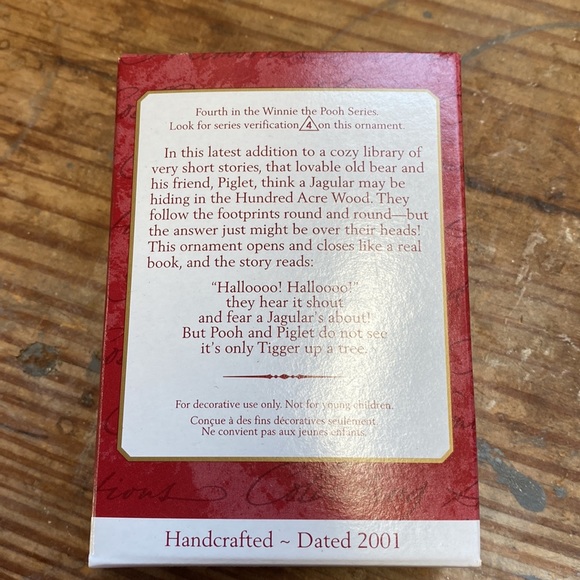 Vintage 2001 Winnie the Pooh Tracking the Jagular ornament - Picture 7 of 7